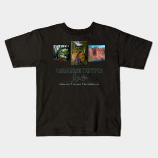 Carolinian Triptych by Jacky Skye Kids T-Shirt